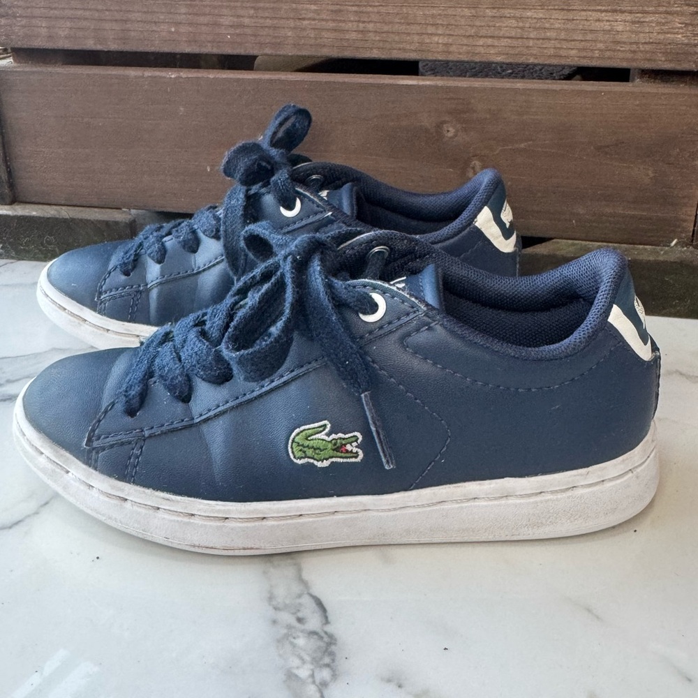 Lacoste Little Kids Dark Blue Sneakers